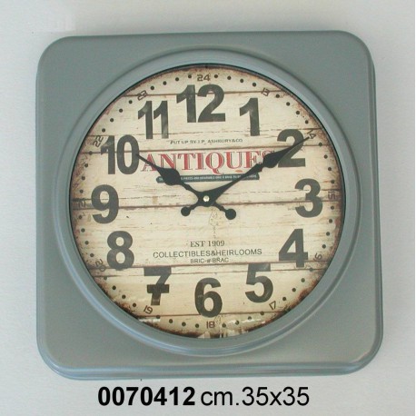 Orologio Quadrato Hlcq143084Gr 35X35