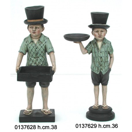 Statuina Ragazzo P/Biglietti 107642