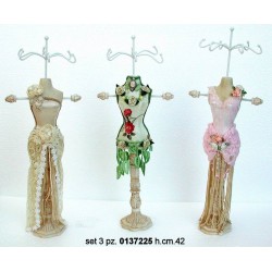 Serie 3 Manichini P/Gioielli