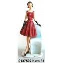 Statuina Donna Con Sedia 2403501Nr.