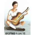 Statuina Ragazza Con Chitarra 2403701Nr.