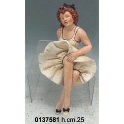 Statuina Donna Seduta 105756