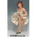 Statuina Donna Seduta 105756