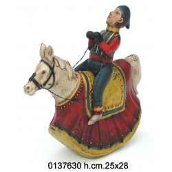 Statuina Ragazzo C/Cavallo 108124