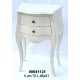 Comodino 2 Cass. 3963 Bianco