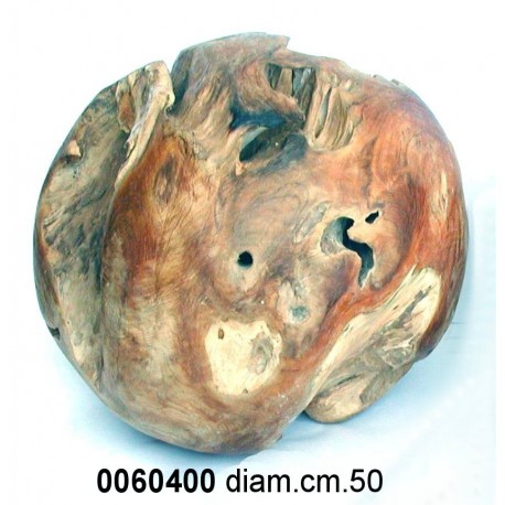 Sfera Legno Teak Cm.50