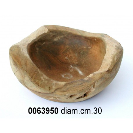 Ciotola Teak Naturale Cm.30 (395)