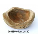 Ciotola Teak Naturale Cm.30 (395)
