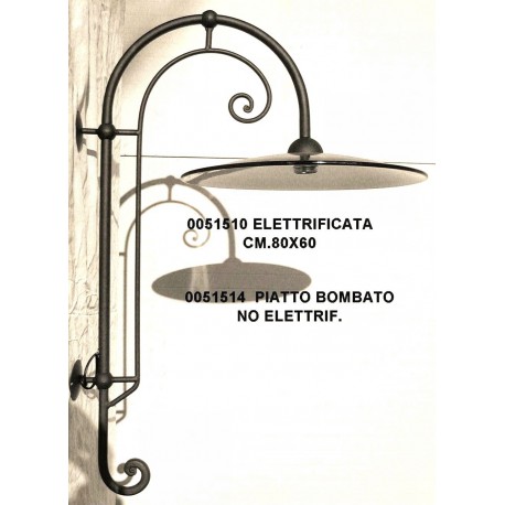 Applique Vinci P/Smaltato Base Elettr.