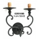 Applique 2 Luci Corna Elettr.
