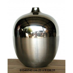 Vaso Silver Boccione H Cm.31 X 23Nr.