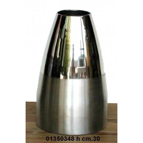 Vaso Silver Bossolo H Cm30