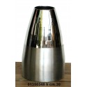 Vaso Silver Bossolo H Cm30