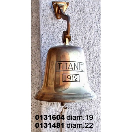PREZZO NETTO CAMPANA TITANIC 1912 C/M 20CM