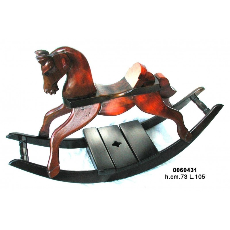 CAVALLO A DONDOLO LEGNO