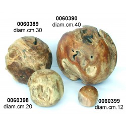 SFERA LEGNO TEAK CM.20