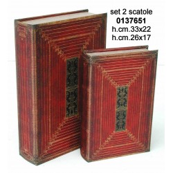 Set 2 Contenitori Libro Ksh-Sc1645
