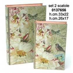 Set 2 Contenitori Libro Ksh-Pz793