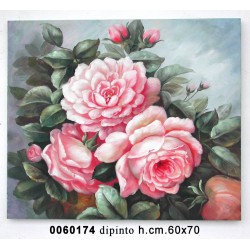 Dipinto Rose Mv09178 Cm 70*60