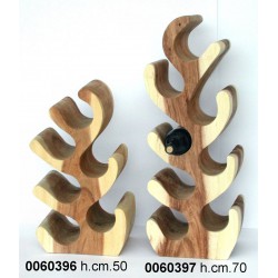 Portabottiglie Legno Naturale Cm.50