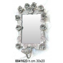 Specchio Con P/Candela Cm.30X19Nr. L17M0996D